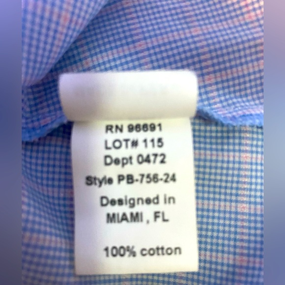 Olian Maternity from Miami ruffle button short sleeved blouse - Picture 7 of 11